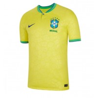 Koszulka piłkarska Brazylia Strój Domowy MŚ 2022 tanio Krótki Rękaw